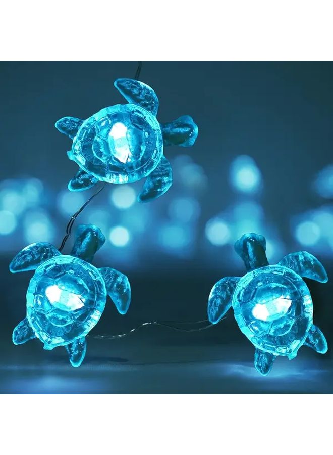 20 Lights Sea Animal LED String Decor Turtles Starfish Seahorses Shells Battery Operated - Image 5